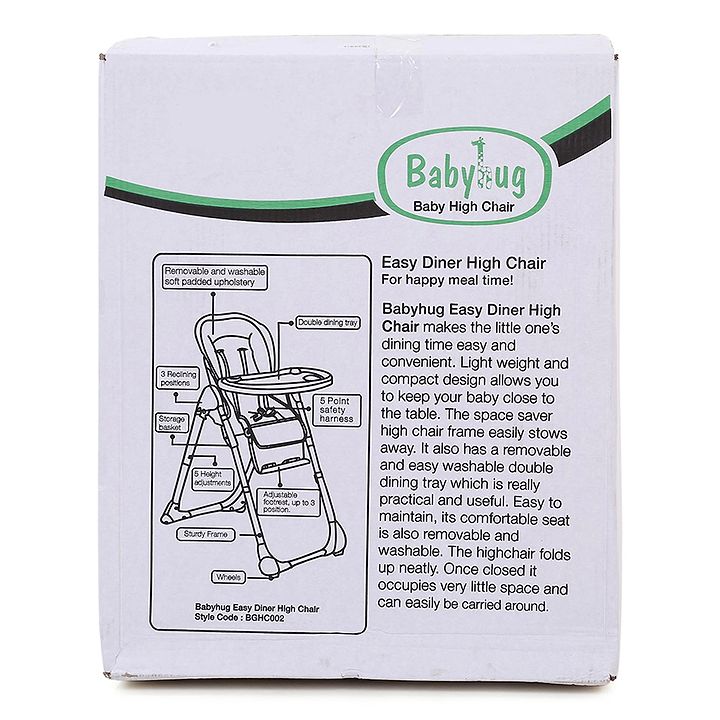 babyhug easy diner high chair