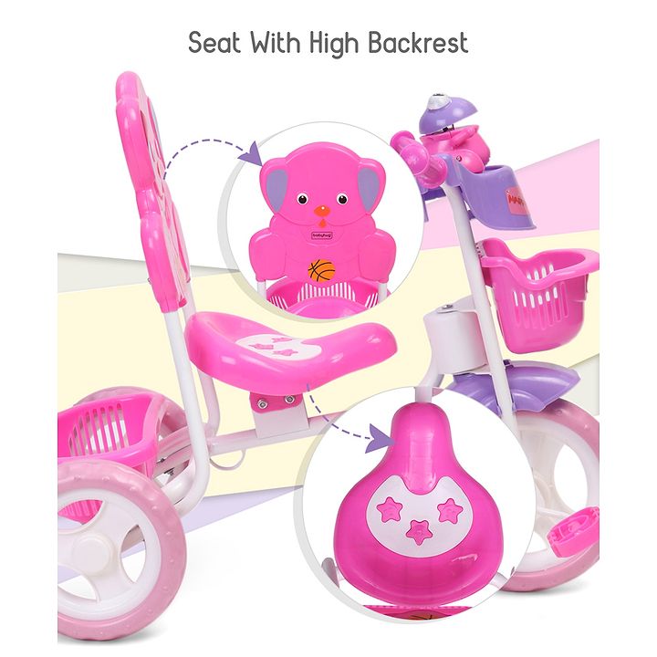 babyhug musical froggy tricycle