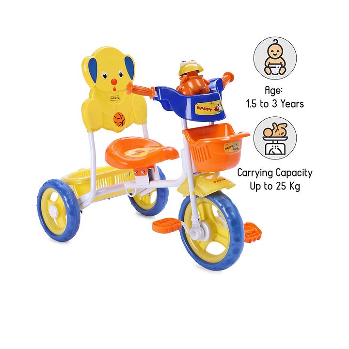 babyhug musical froggy tricycle