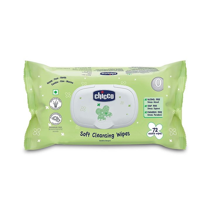 Chicco Baby Moments Soft Cleansing Wipes 72 Wipes Online In India
