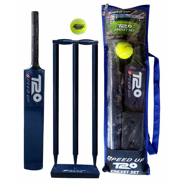 Sd Up T20 Wooden Cricket Combo Set Size 1 Blue India Sports Equipment For 5 15 Years At Firstcry Com 8019880 Sd Up T20 Wooden Cricket Combo Set, Cricket Ball Lamp Base