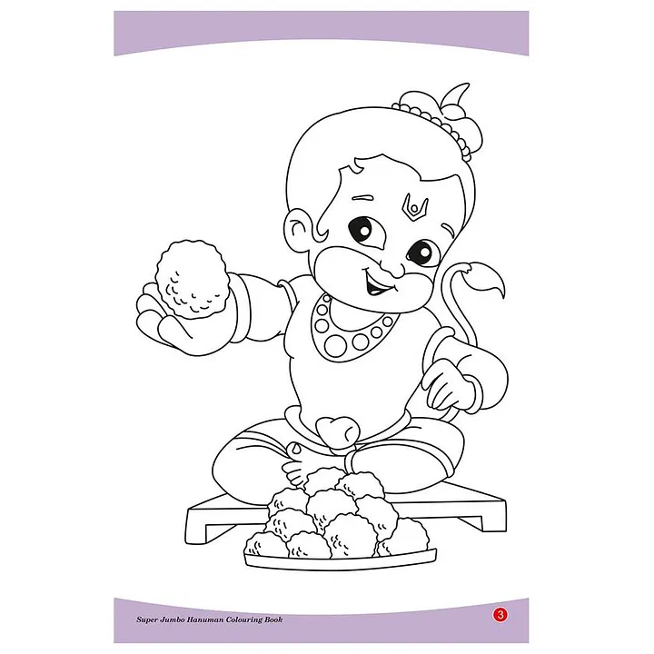 Bal Hanuman Coloring Page - Kids Portal For Parents