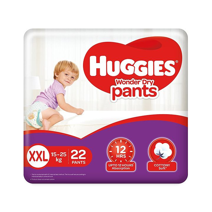 Buy Huggies Wonder Pants XX Large Size Diapers - 22 Pieces - ( Pack of 4 )  Online at Firstcry.com