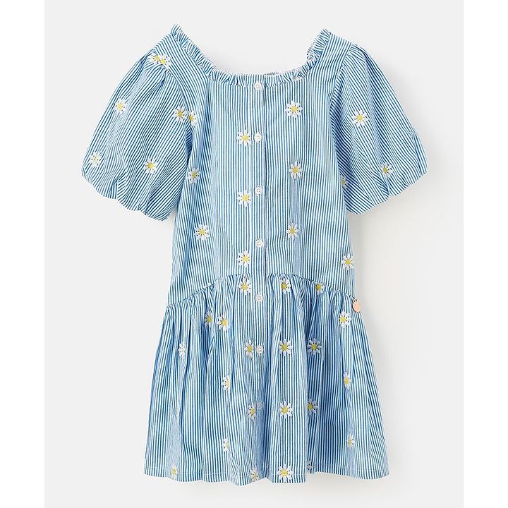 angel and rocket blue floral dress