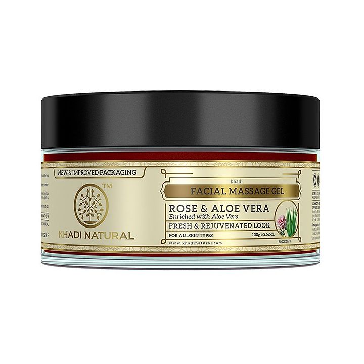 khadi natural rose and aloe vera cream