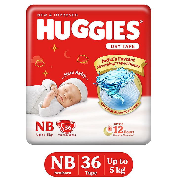 huggies taped diapers for newborn