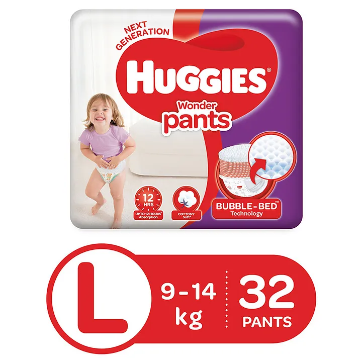 Buy Huggies Dry Baby Pants (L) 50pcs from Pandamart (Bangi) online in