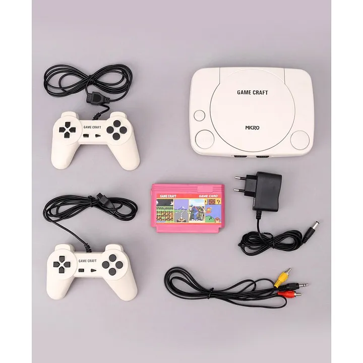 GAME CRAFT TV Game Micro 8Bit Console White Online in India, Buy at Best  Price from 9868006