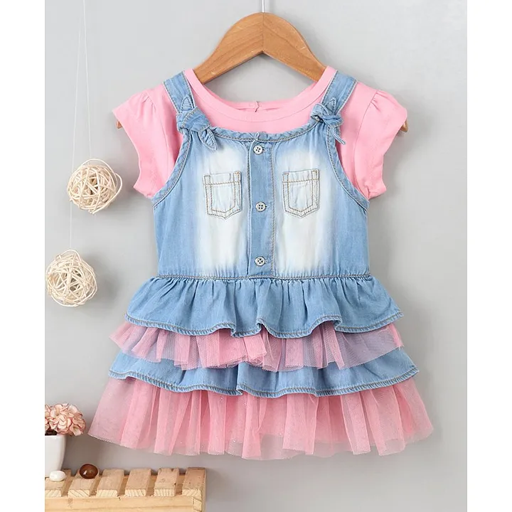 Kids Denim Frocks Casual Wear Age Group 1218 Months at Best Price in  Howrah  S R Tajmahal Garments