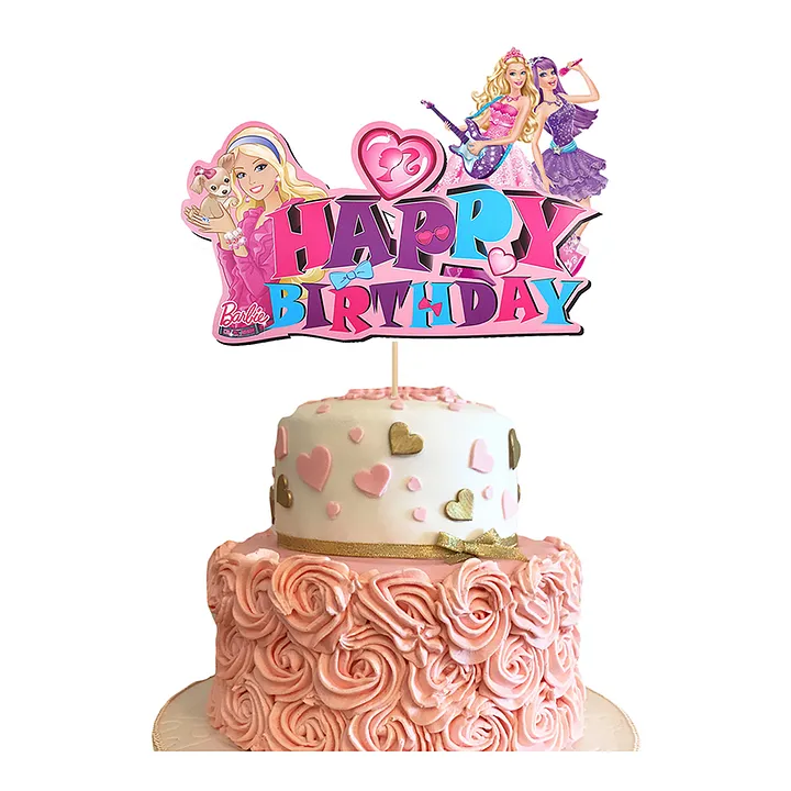 Disney Princess Birthday Cake-Edible Flat toppers – Pao's cakes