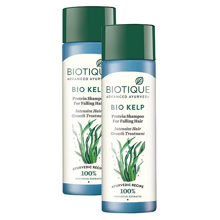 Amazon.com : Biotique Bio Kelp Protein Shampoo for Falling Hair Intensive Hair  Regrowth Treatment, 180ml : Beauty & Personal Care