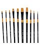 Brustro Artists Gold Taklon Brushes Set of 10 