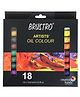 Brustro Artists Oil Colour Set of 18 Colours