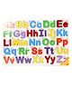 Anindita Toys Capital & Small Alphabets With Thumbcuts Multicolour - 52 Pieces