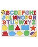 Anindita Toys Capital Alphabets And Shapes With Thumbcuts Multicolour - 36 Pieces