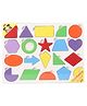 Anindita Wooden Shape Sorting Board Puzzle with Thumbcuts Multicolor - 20 Pieces
