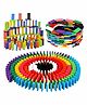 VGRASSP Wooden Domino Toy Multicolour - 240 Pieces