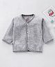 Mom's pet Full Sleeves Solid Colour Thermal Tee - Light Grey