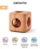 Intellibaby Premium Wooden Cube Rattle | Wooden Montessori Learning Toy | Early Developmental Toy for Infants |Develops Auditory & Fine Motor Skills| BIS Certified | Paediatrician Recommended | Perfect Gift for Babies