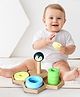 Intellibaby Premium Wooden Penguin Stacker | Educational Toy for Toddlers | Early Learning Shape Sorter & Stacking Game | Geometric Pattern Recognition Game | BIS Certified | Paediatrician Recommended| BIS Certified| Multicolour | Perfect for Toddler