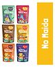 Slurrp Farm Healthy Breakfast Pancake & Dosa Mix Pack of 6 - 50 gm Each