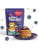 Slurrp Farm No Maida Pancake Mix Instant Breakfast Mix made with Oats and Jowar  100% Vegetarian Eggless Healthy Breakfast for Kids & Adults With Real Blueberries - 150 gm