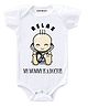KNITROOT Mommy Is Doctor Print Short Sleeves Onesie - White