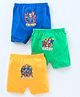 Red Rose Boxers Justice League Print Pack Of 3 - (Color May Vary)