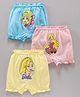Red Rose Briefs Bloomer Barbie Print Pack Of 3 - (Color May Vary)