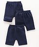 Red Rose Cotton Bloomers Striped Pack of 3 - Blue