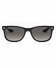 RAY-BAN Junior New Wayfarer Unisex Sunglass With Black Frame & Gray Gradient Lens