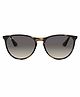RAY-BAN Junior Izzy Sunglass With Havana Frame & Grey Gradient Dark Grey Lens