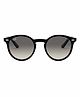 RAY-BAN Junior Sunglasses Unisex Sunglass With Black Frame & Gray Gradient Lens