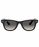 RAY-BAN Junior New Wayfarer Unisex Sunglass With Black Frame & Gray Gradient Lens
