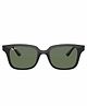 Ray-Ban Junior Sunglasses Unisex Sunglass With Black Frame & Dark Green Lens