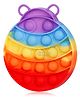 Fiddlerz Bug Shape Pop Bubble Stress Relieving Silicone Pop It Fidget Toy - Multicolour