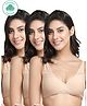 Inner Sense Organic Antimicrobial Feeding Bra Pack Of 3 - Beige