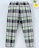 Vitamins Full Length Checked Leggings - Black