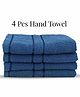 Sassoon Melrose Cotton Hand Towel Set Of 4 - Teal 