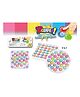 YAMAMA Pop Bubble Stress Relieving Silicone Square and Round Pop It Fidget Toy Pack of 2 - Multicolor