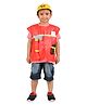 BookMyCostume Full Sleeves Fireman Fire Fighter Community - Red