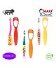 MAXI Junior Oral Care Combo Pack of 6 - Multicolor