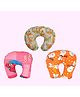 Muren Printed Cotton Anti Roll Pillow Pack Of 3 - Multicolour