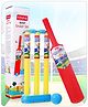 Babyhug Junior Cricket Set  Red & Yellow | Lightweight & Durable | Perfect Outdoor Play & Sports Training | Enhance Team Play & Coordination | BIS Certified