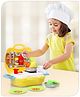 Babyhug Chef's Home Kitchen Suitcase Playset -28 Pieces | Compact Kitchen-In-A-Suitcase | Tools Sized For Small Hands | Enhances Role play, Creativity & Communication Skills | BIS Certified