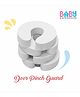 BabySafeHouse Finger Pinch Door Guard in Classic C Shape Pack of 4 - White