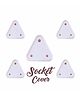 BabySafeHouse Electrical Socket Cover Guards Pack of 5 - White