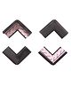 BabySafeHouse 4 Piece Furniture & Table Corner Edge Guards - Black
