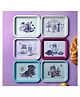 A Vintage Affair Mini Serving Trays Pack of 6 - Multicolor