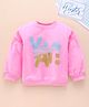 Play by Little Kangaroos Full Sleeves Top Yay Print - Pink
